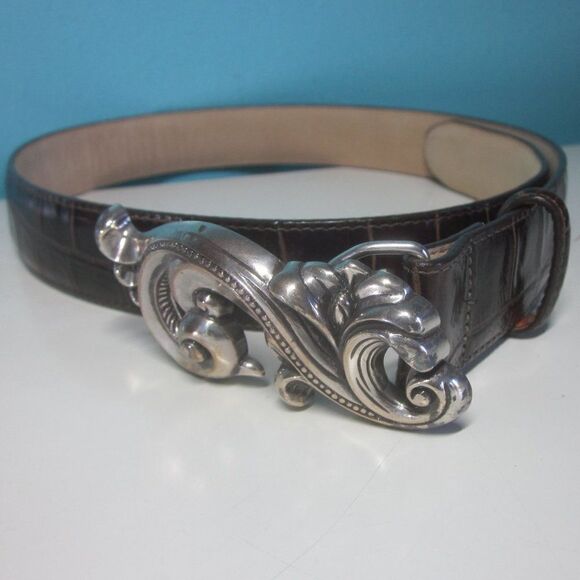 Brighton Womens Size M Leather Belt 1.25\